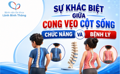 (HCDC) Infographic: Sự khác biệt giữa cong vẹo cột sống chức năng và bệnh lý